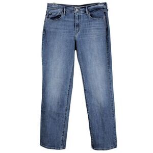 Levi’s 505 Jeans Straight Leg Mid-Rise Blue Medium Wash Women’s 31 X 30 Size 12